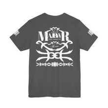 MAJBWR - Arabic Script Barbed Wire Tee — 'مجبور' Graphic T‑Shirt