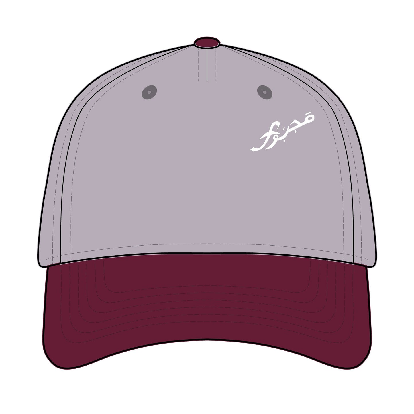 MAJBWR - Stylish Mid Profile Baseball Cap with Arabic Design