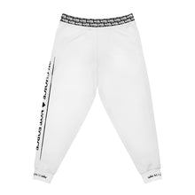 MAJBWR - White Camo Logo Athletic Joggers — Grey/Black Edition