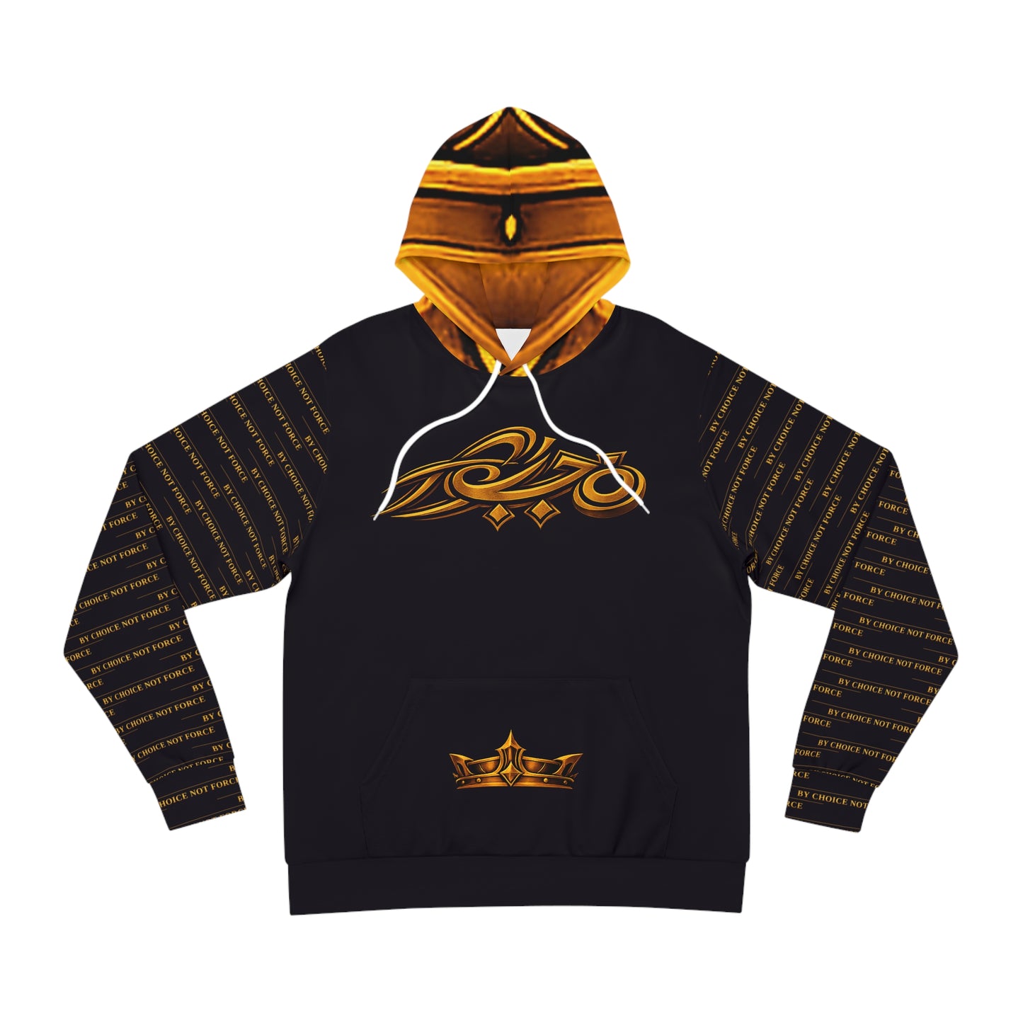 MAJBWR - Deep Purple Crowned Arabic Hoodie — Empire Edition