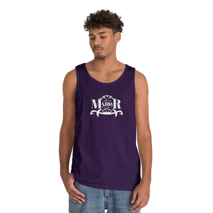 MAJBWR - Unisex Heavy Cotton Tank Top Left Right