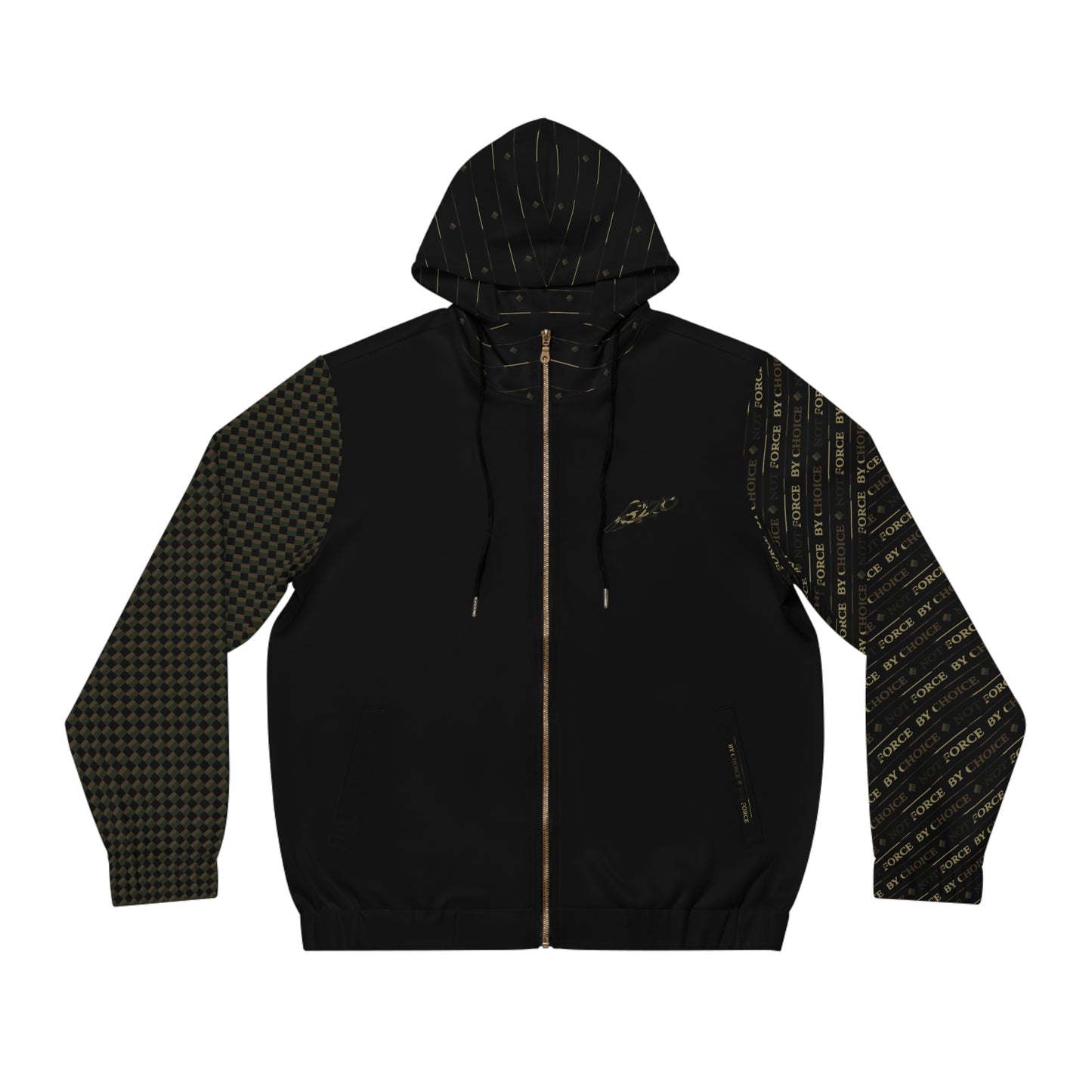 MAJBWR - Black Commander Camo Crown Full-Zip Hoodie — "By Choice Not Force"