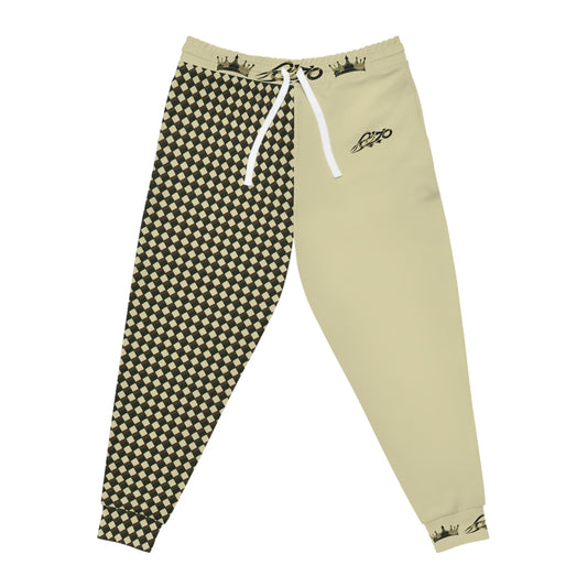 MAJBWR - Commander Crown Camo Joggers — MAJBWR Pale Beige Athletic Joggers