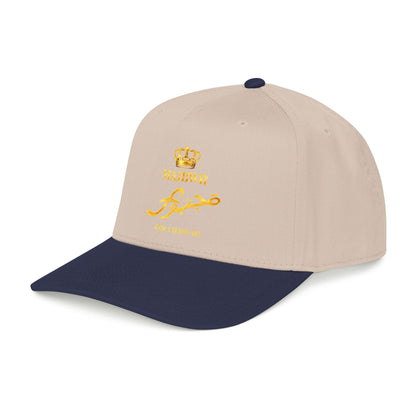 MAJBWR - Gold King Crown Mid Profile Baseball Cap — Embroidered Hat