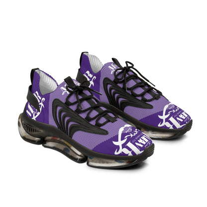 MAJBWR - Men's Mesh Snake Sneakers PurpleX