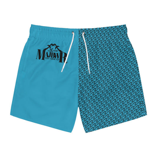 MAJBWR - Turquoise Swim Trunks