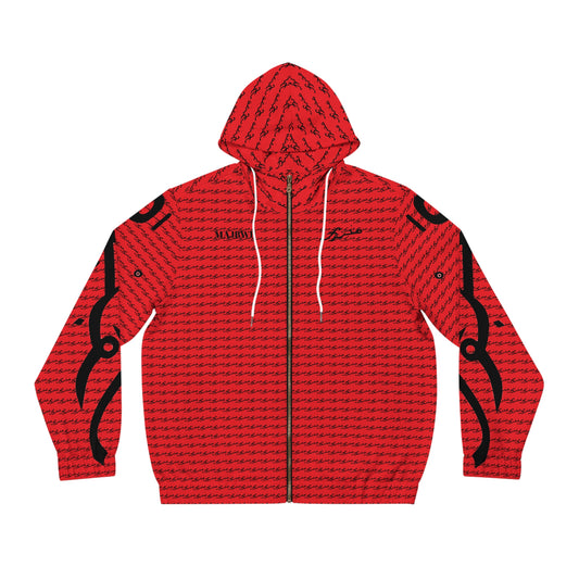 MAJBWR - Full-Zip Hoodie Red