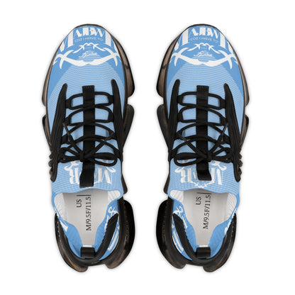 MAJBWR - Men's Mesh Snake Sneakers Light Blue X
