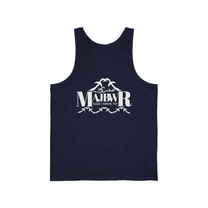 MAJBWR - Casual Unisex Jersey Tank Top