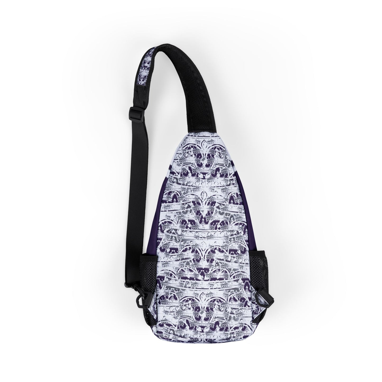 MAJBWR - Purple Crown Graphic Chest Bag — AOP Lmtd Edtn.
