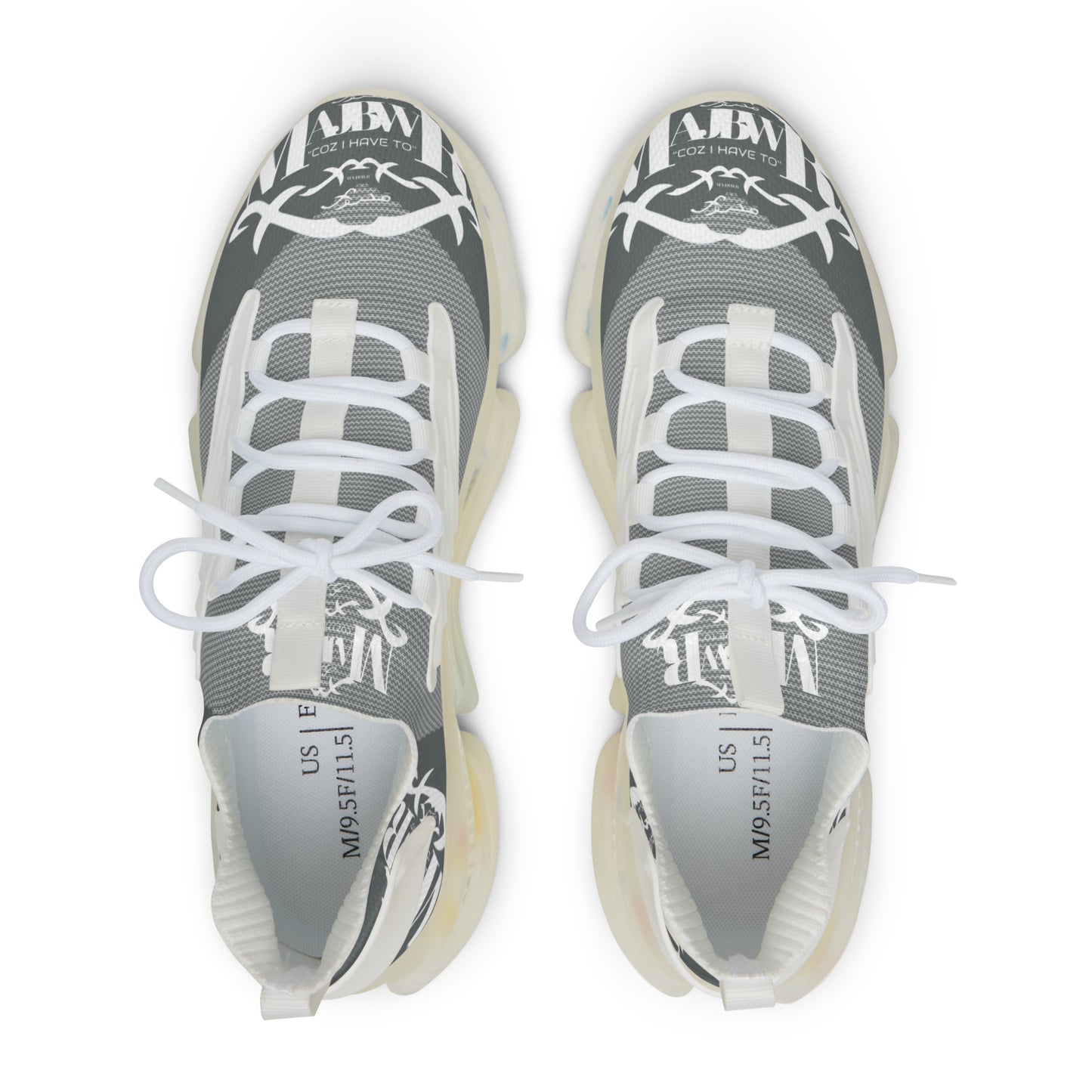 MAJBWR - Men's Mesh Snake Sneakers Grey X