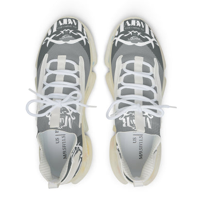 MAJBWR - Men's Mesh Snake Sneakers Grey X