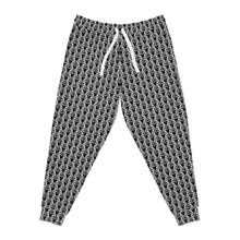 MAJBWR - Black & White Print Joggers - AOP 1 Face