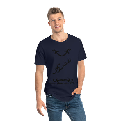 MAJBWR - Men's Curved Hem Tee - 'Major Since 1987' Graphic T-Shirt