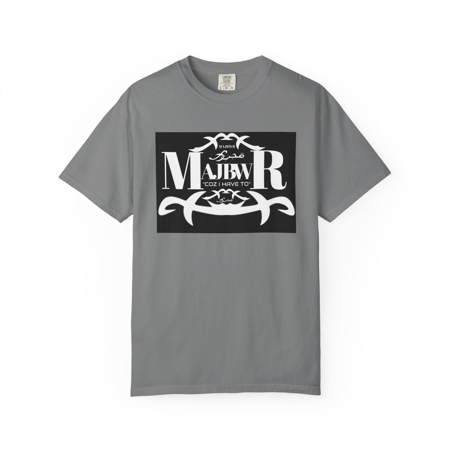 MAJBWR - T-Shirt — Bold Black Graphic Tee