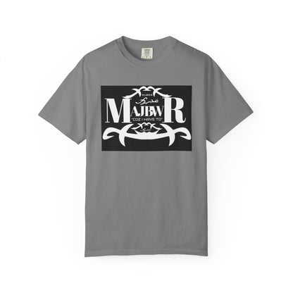MAJBWR - T-Shirt — Bold Black Graphic Tee