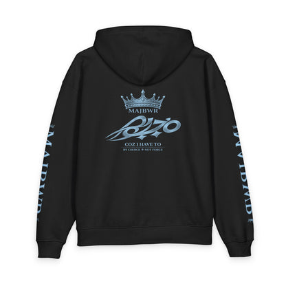 MAJBWR - Azure Black Hoodie — Frosted Edition