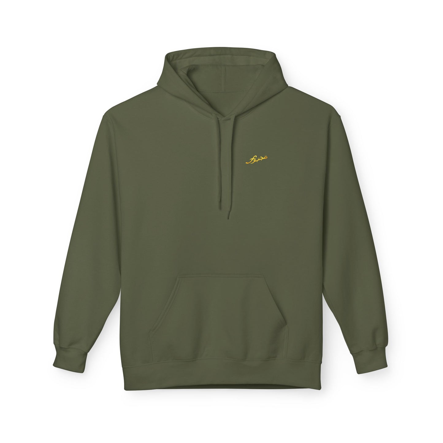 MAJBWR - Majesty Crown Hoodie — Gold Script "Coz I Have To" Streetwear
