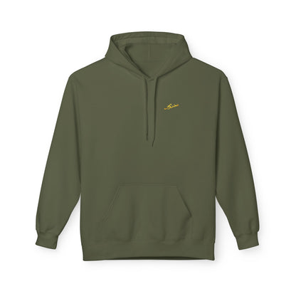 MAJBWR - Majesty Crown Hoodie — Gold Script "Coz I Have To" Streetwear