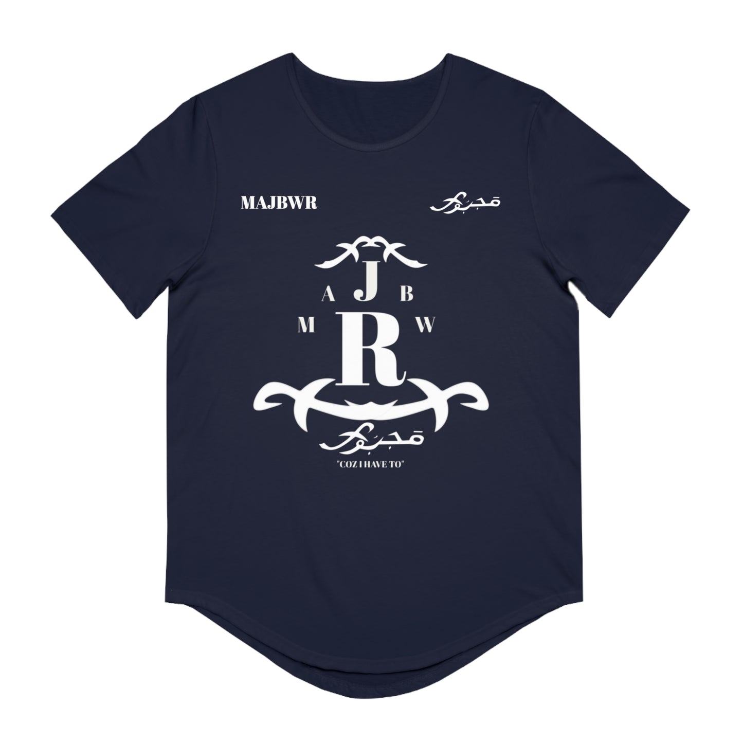 MAJBWR - Since 1987 Men's Curved Hem Tee - 'Major Since 1987' Graphic T-Shirt