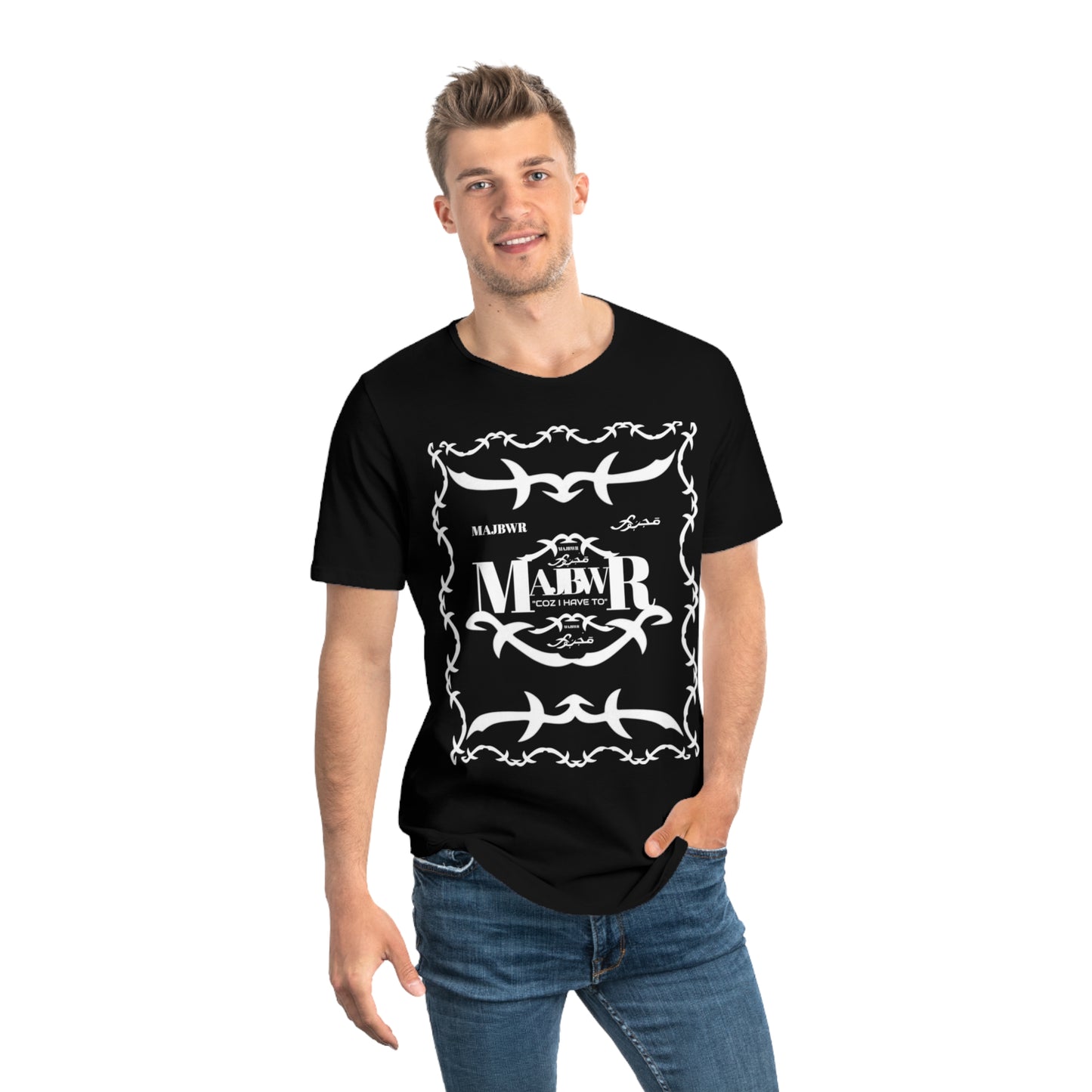 MAJBWR - Since 1987 Men's Curved Hem Tee - 'Major Since 1987' Graphic T-Shirt