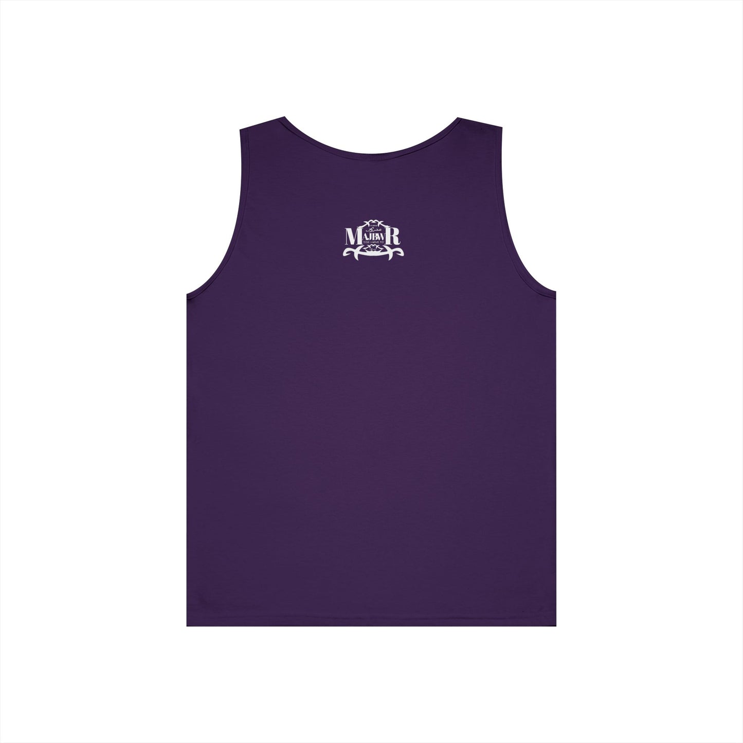 MAJBWR - Unisex Heavy Cotton Tank Top Left Right