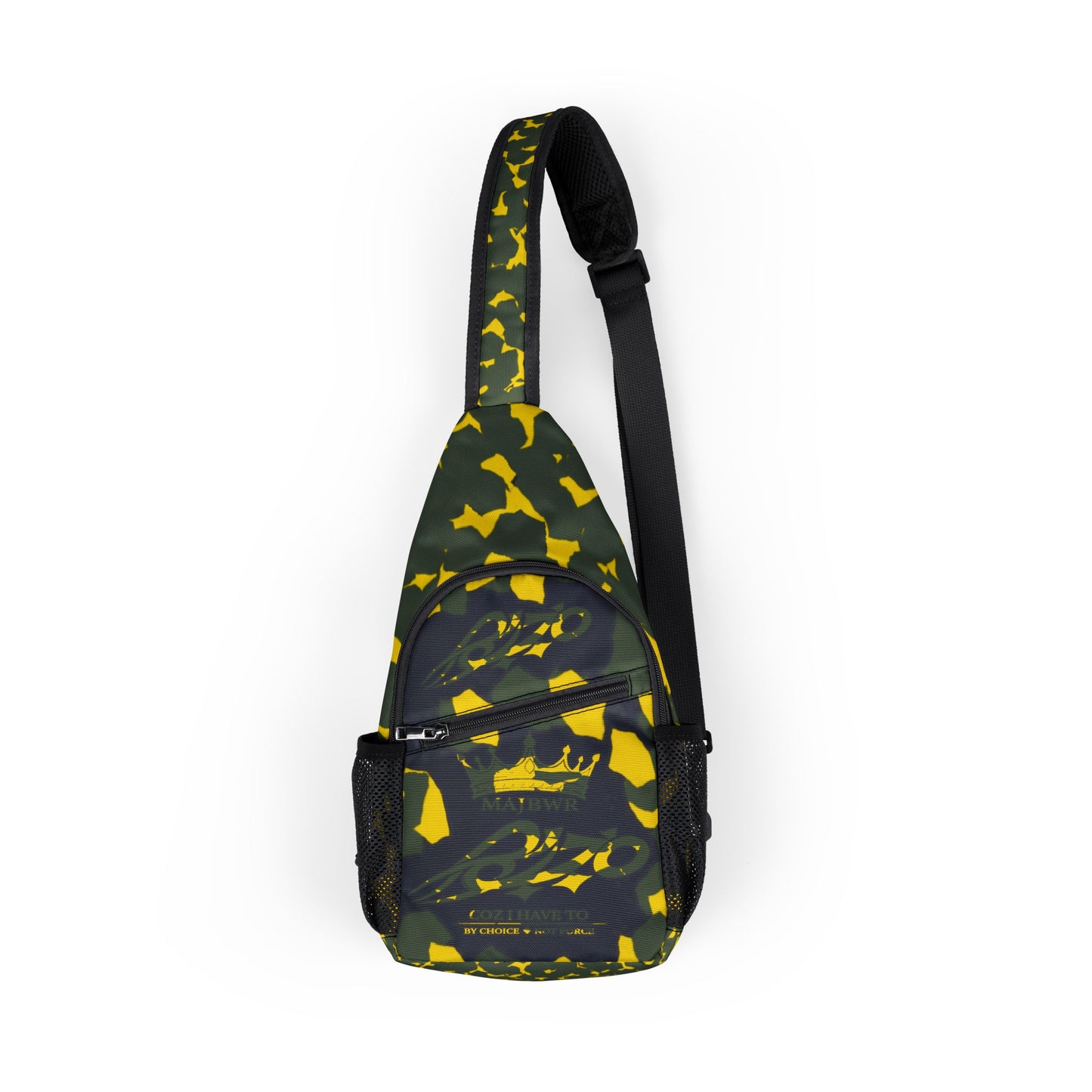 MAJBWR - Yellow Camo Chest Bag — Sling Pack Crossbody Lmtd Edtn.