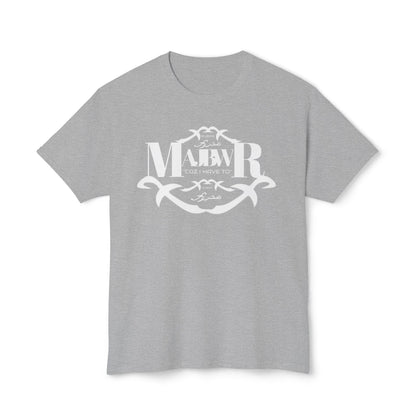 MAJBWR - Monogram Crest T-Shirt — Vintage Initials Graphic Tee