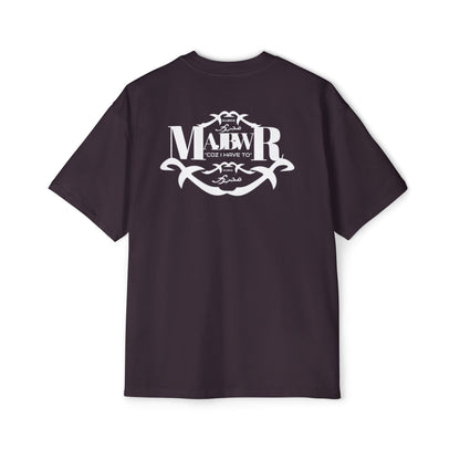MAJBWR - Oversized Streetwear T-Shirt with Arabic Script