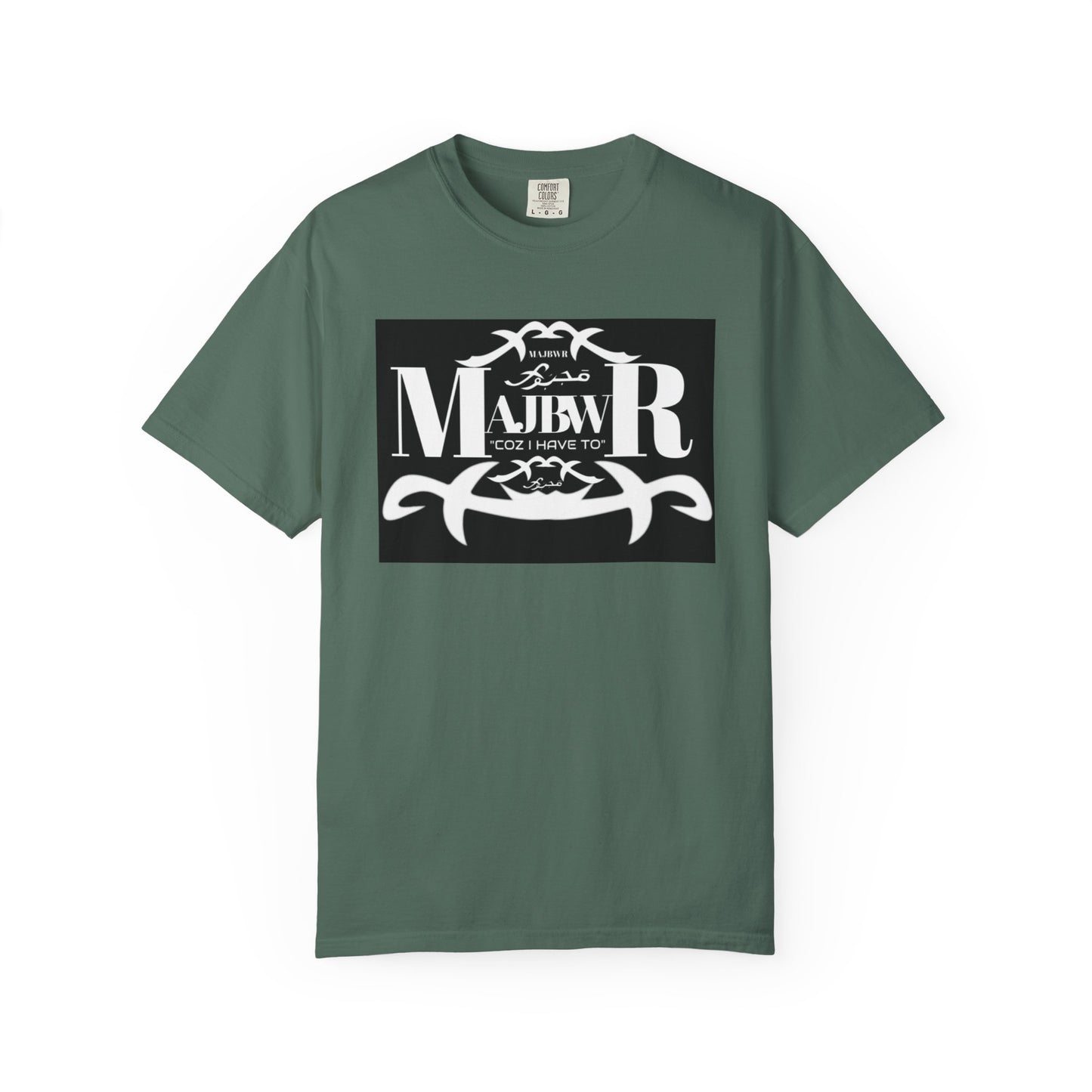 MAJBWR - T-Shirt — Bold Black Graphic Tee