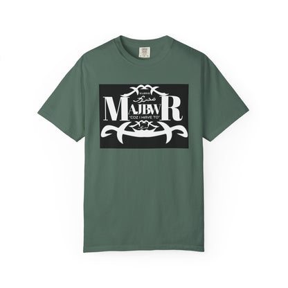 MAJBWR - T-Shirt — Bold Black Graphic Tee