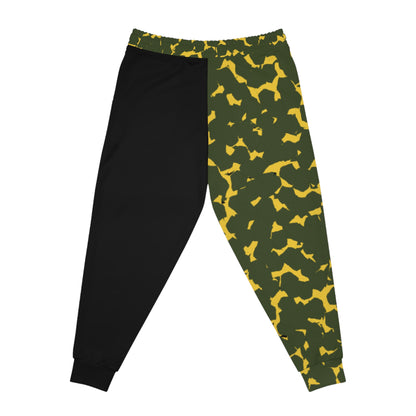 MAJBWR - Black & Yellow Camo Joggers — Athletic Joggers Lmtd Edtn.