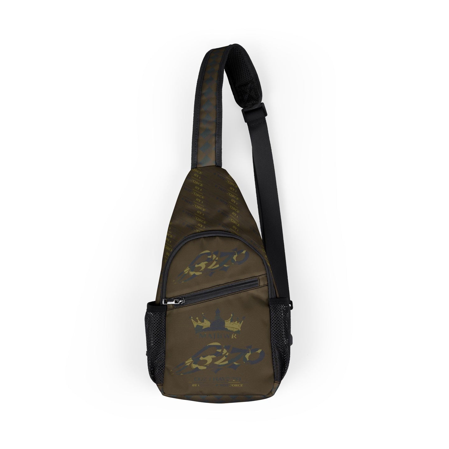 MAJBWR - Commander Chest Bag Camo Crown - Golden Brown...