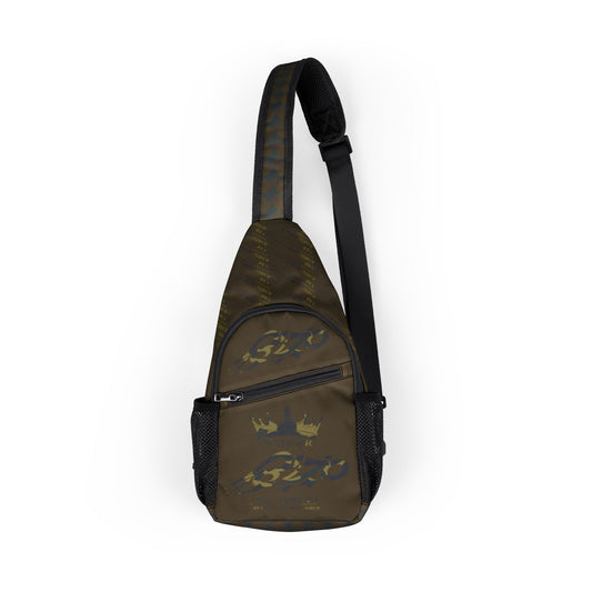 MAJBWR - Commander Chest Bag Camo Crown - Golden Brown...