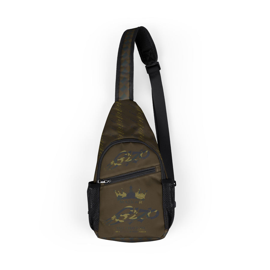 MAJBWR - Commander Chest Bag Camo Crown - Golden Brown...