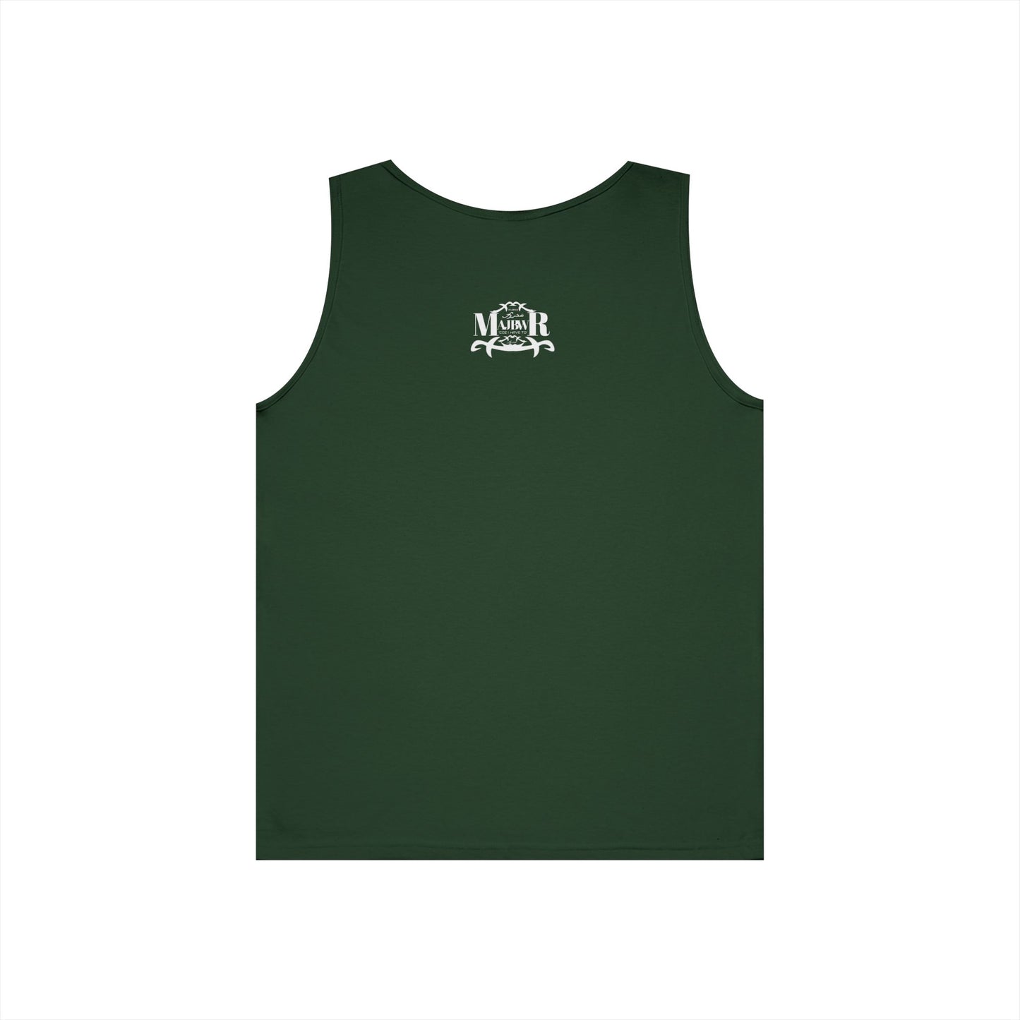 MAJBWR - Unisex Heavy Cotton Tank Top Left Right