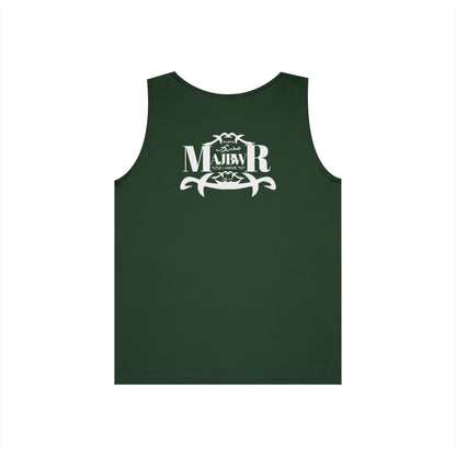 MAJBWR - Unisex Heavy Cotton Tank Top Left Right