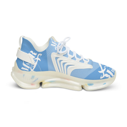 MAJBWR - Men's Mesh Snake Sneakers Light Blue X