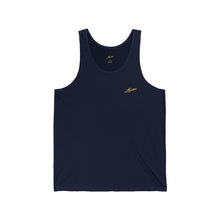 MAJBWR - Gold King Crown Script Tank Top — Arabic Calligraphy Crown Design