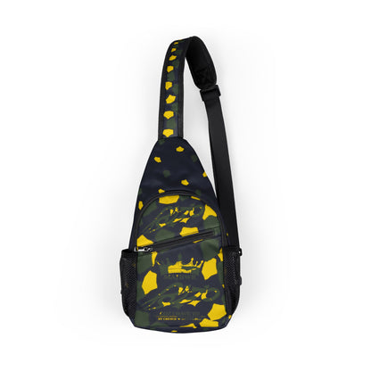 MAJBWR  - Olive Yellow Camo Chest Bag — Scatter Crossbody
