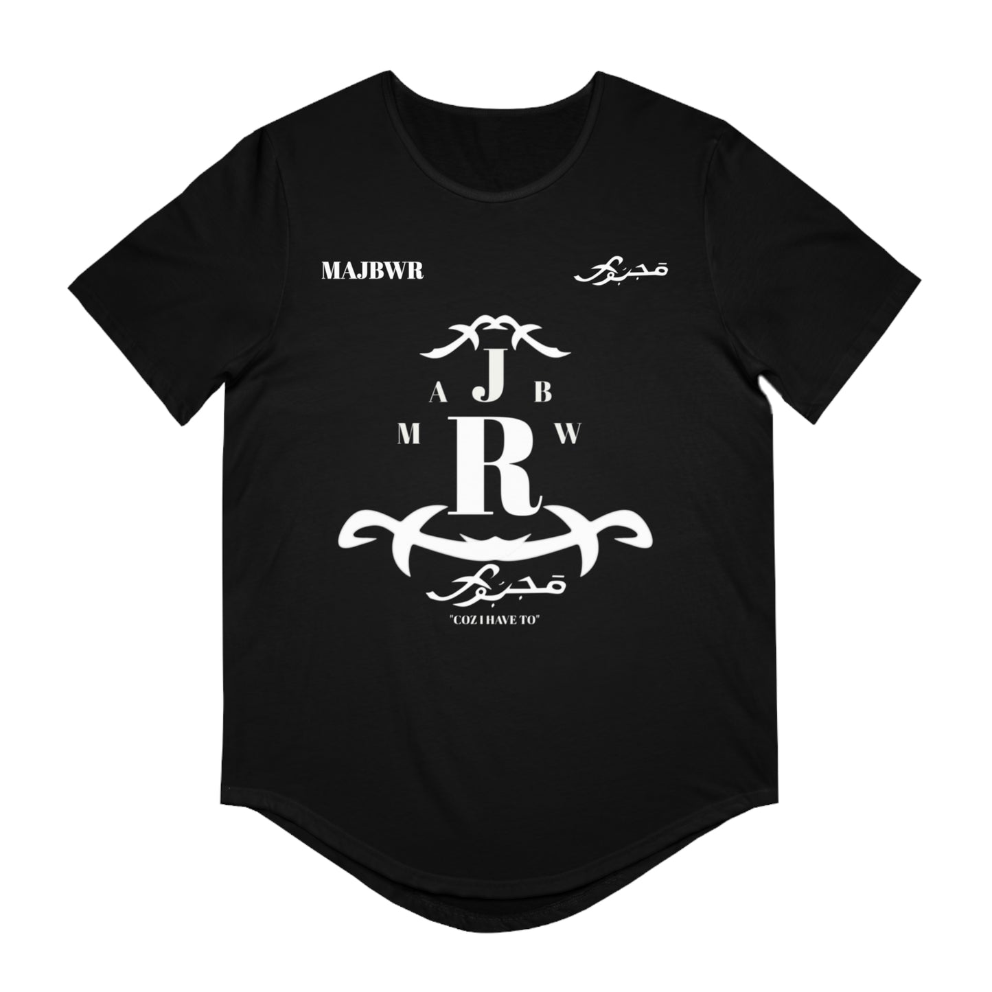 MAJBWR - Since 1987 Men's Curved Hem Tee - 'Major Since 1987' Graphic T-Shirt