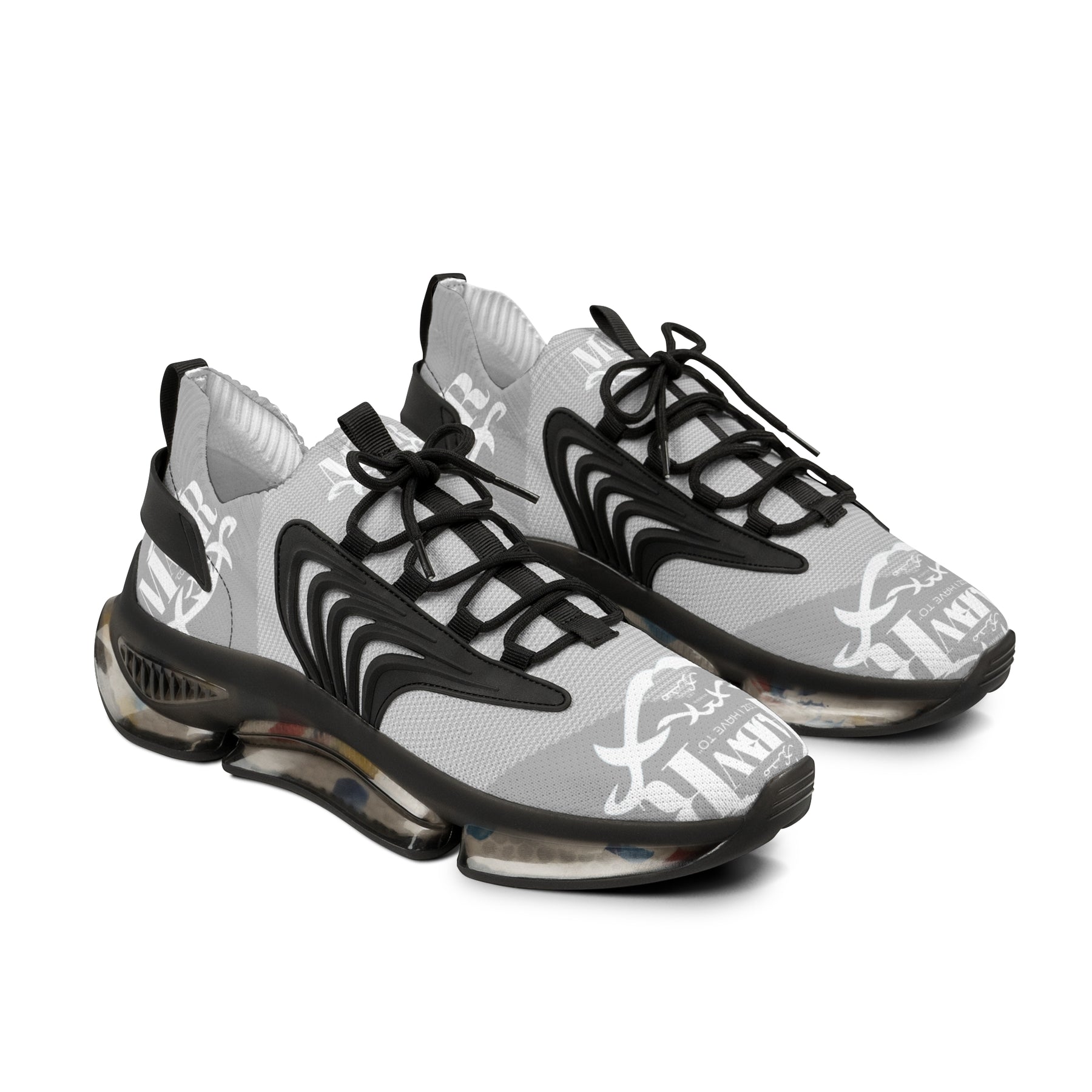 MAJBWR - Men's Mesh Snake Sneakers Light Grey X
