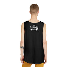 MAJBWR - Stylish Men's Tank Top Black Front On Back Small Print