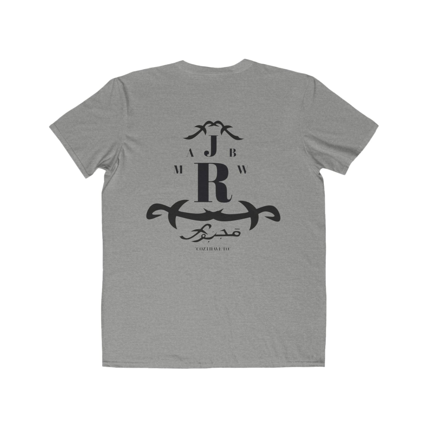 MAJBWR - Double Elegant Monogram Back Print