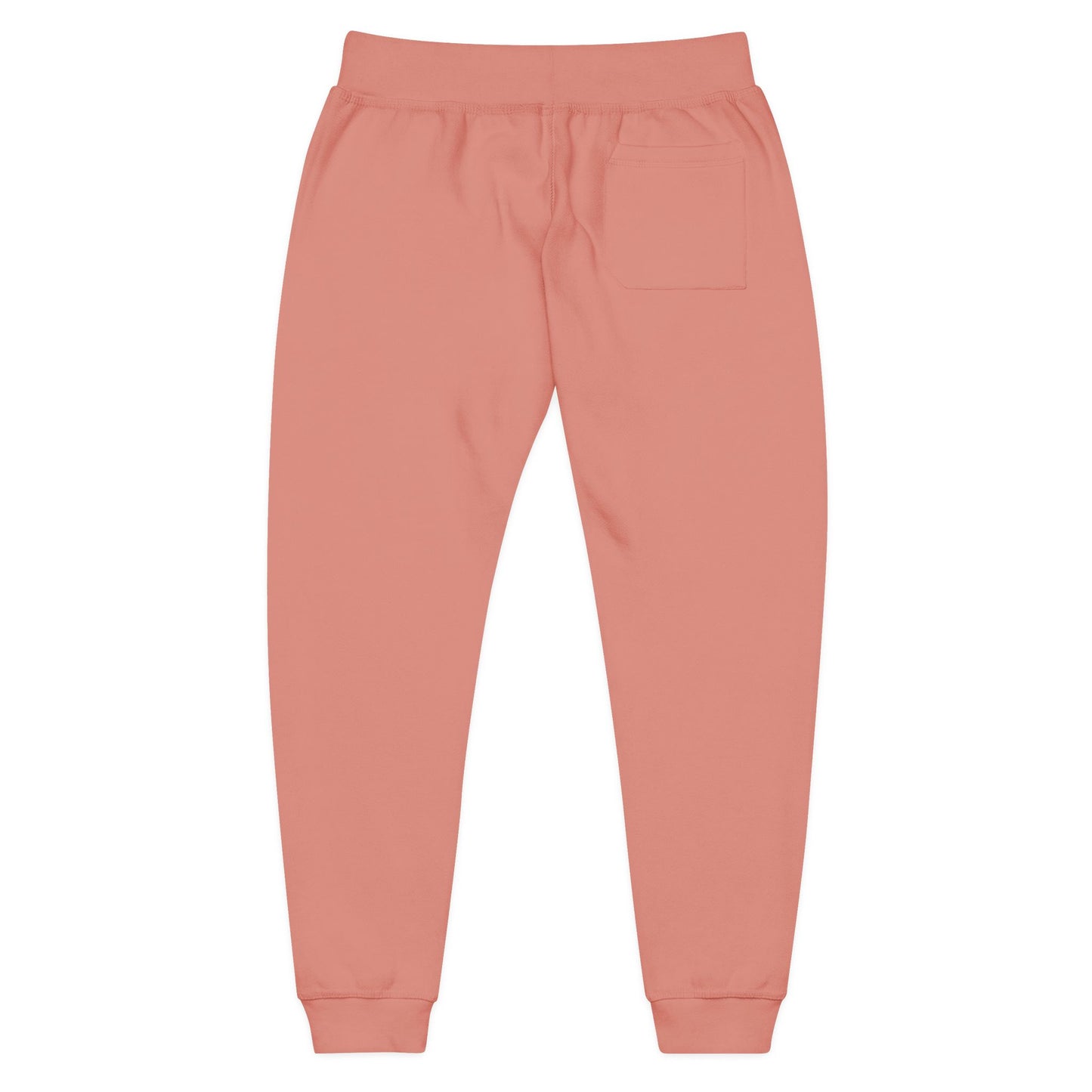 MAJBWR - Embroidered Coral Fleece Sweatpants — Relaxed Joggers with Small Script Accent