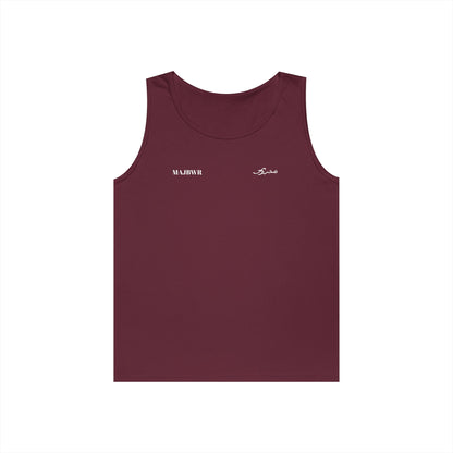 MAJBWR - Unisex Heavy Cotton Tank Top Left Right