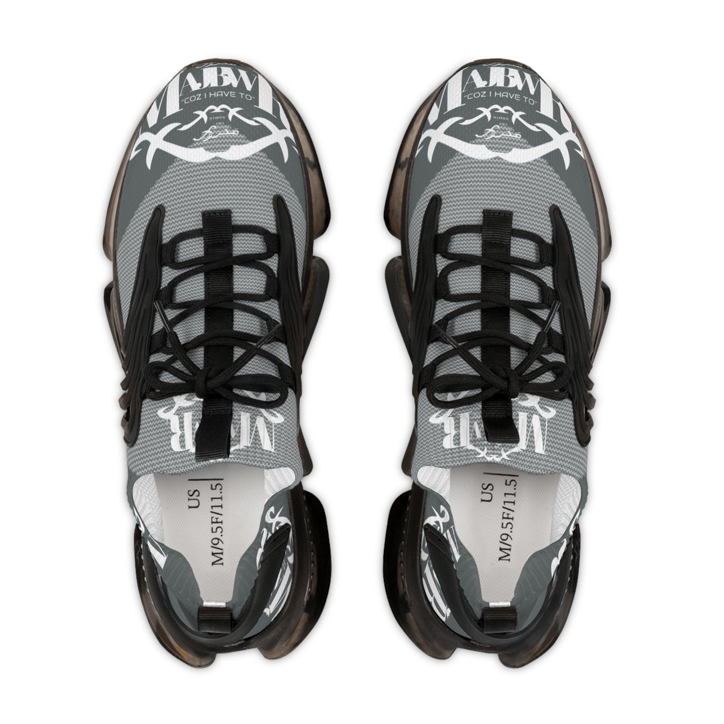 MAJBWR - Men's Mesh Snake Sneakers Grey X