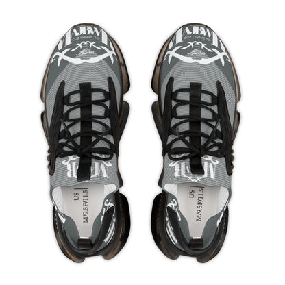 MAJBWR - Men's Mesh Snake Sneakers Grey X