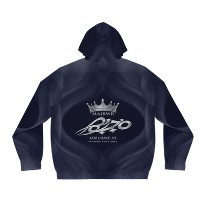 MAJBWR - Midnight Veil Smoke Hoodie Full Zip — Veiled Edition