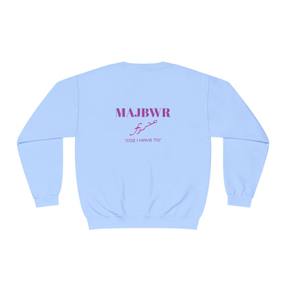 MAJBWR - Unisex Crewneck Sweatshirt Purple